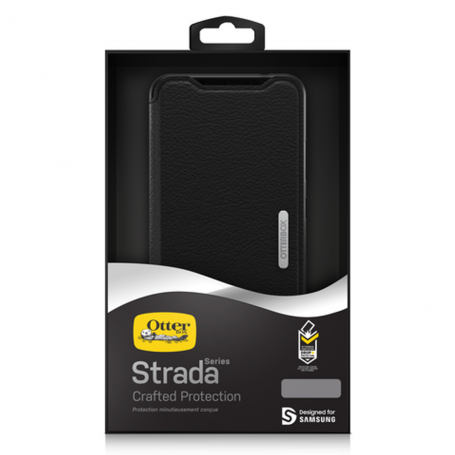 Étui Rabat Portefeuille OtterBox Strada Noir Apple