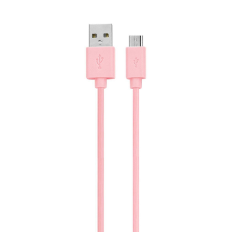 Câble Micro USB ESSENTIELB 1M Rose Poudré