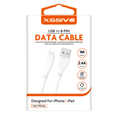 Câble de Charge USB Vers Lighting 1M XSSIVE XSS-TPE1ML