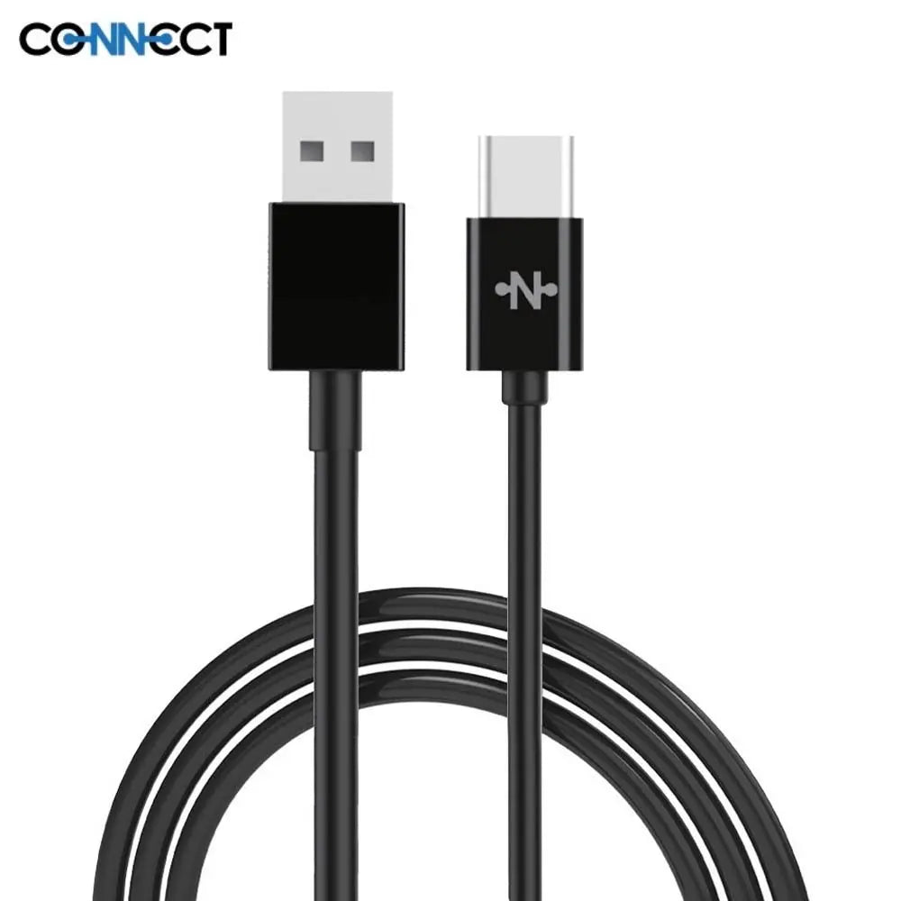 Câble Data USB vers USB-C CONNECT MC-CCN1 15W (1m) Noir