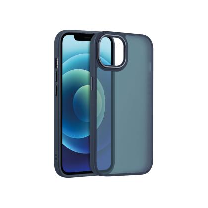 Coque Satin Matte Bleu Nuit Apple Iphone