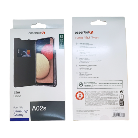 Etui ESSENTIELB Noir pour Samsung Galaxy