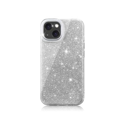 Coque Glitter Argent Apple Iphone