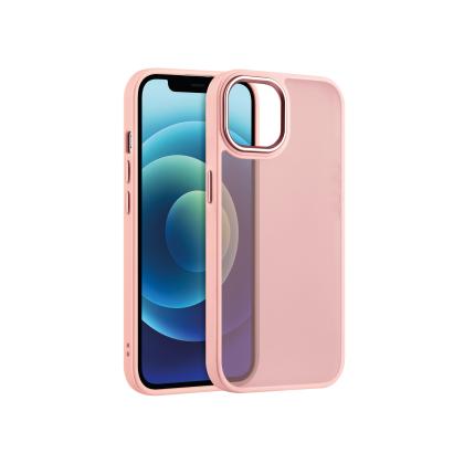 Coque Satin Matte Rose Apple Iphone