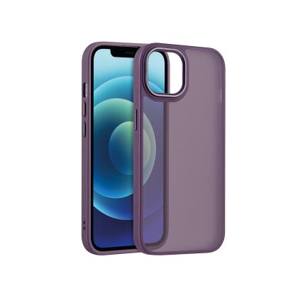 Coque Satin Matte Violet Sombre Apple Iphone